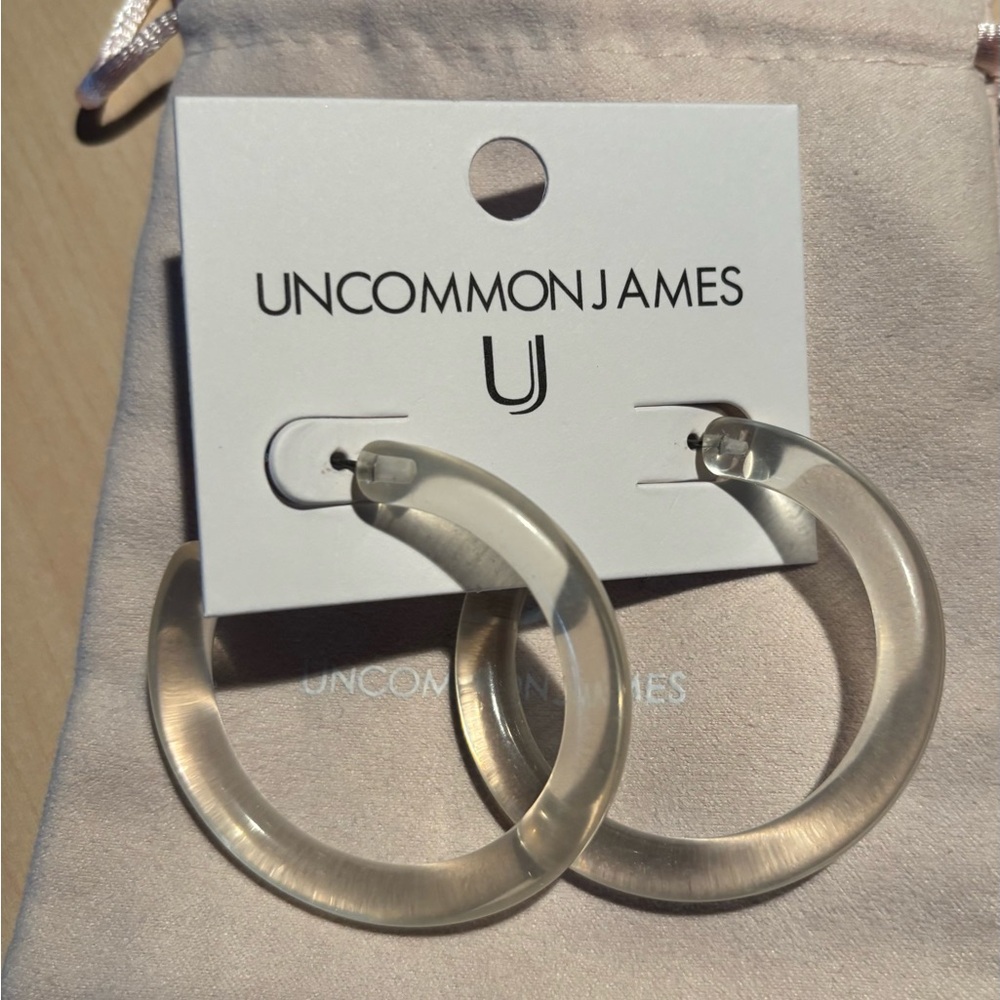 Uncommon James Translucent Hoop Earrings